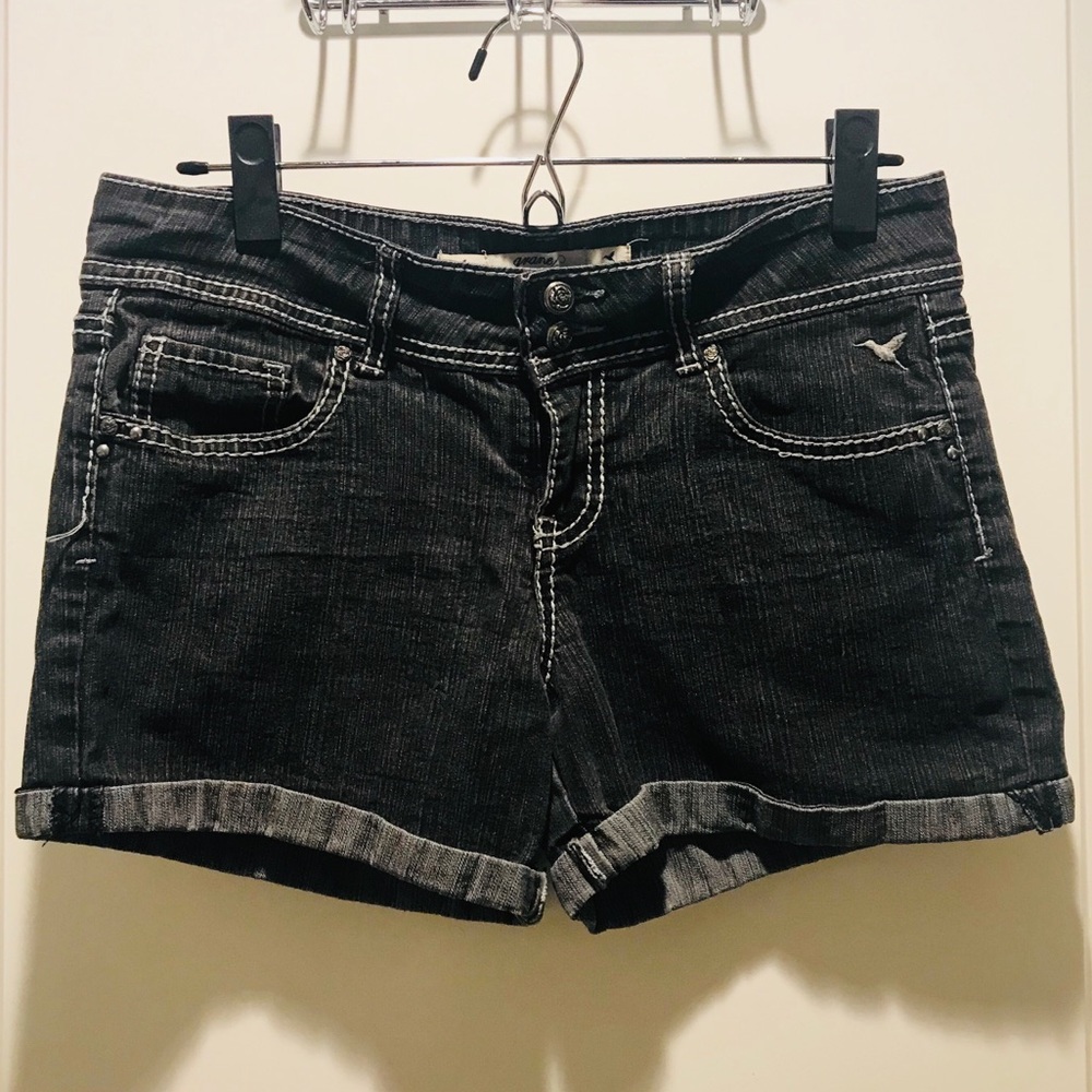 Grane Brand Black Denim Shorts